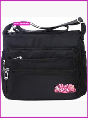 Waterproof Nylon Crossbody Bag Messenger Purse Handbag